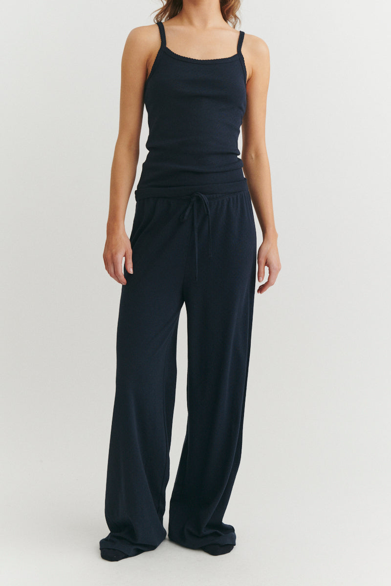 Basic Apparel Arense Loose Pants Bukser 606 Sky Captain